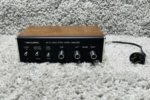 Realistic SA 10 Solid State Stereo Amplifier Brown Black Model 31 1982B 12W